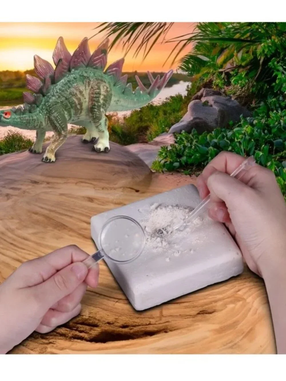 WOW WORLD DINO DIG - Dinosaur Excavation Playset - Set of Two (2) - NEW NIB